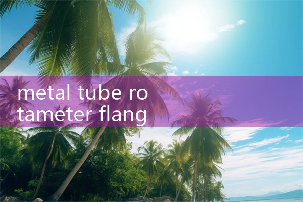 metal tube rotameter flanged|turbine flow meter