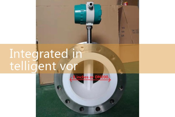 Integrated intelligent vortex flowmeter