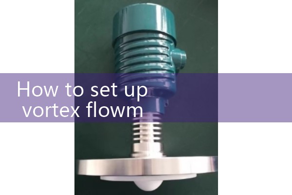 How to set up a vortex flowmeter