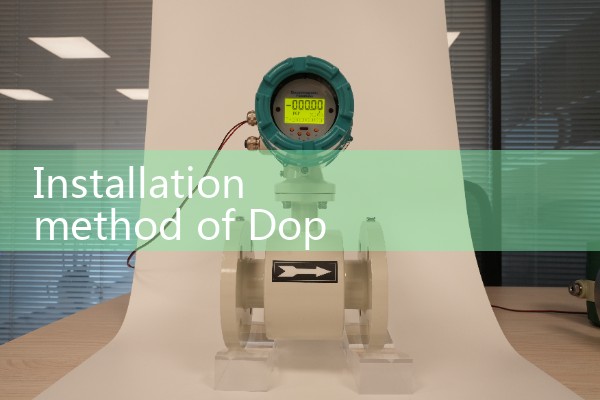 Installation method of Doppler flowmeter