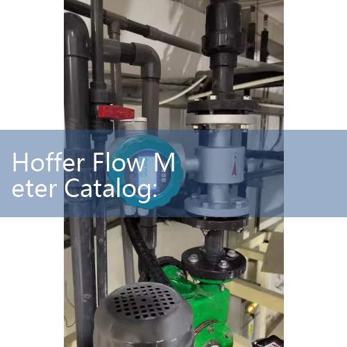 Hoffer Flow Meter Catalog: Precision Cryogenic Liquid and Aerospace Fuel Turbine Instruments