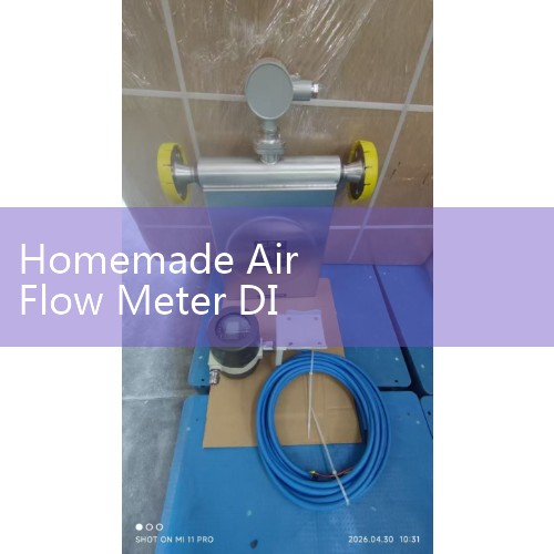 Homemade Air Flow Meter DIY Projects: Building Simple U-Tube Manometer Venturi Testing Rigs